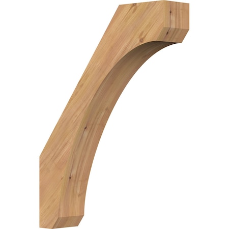 Ekena Millwork 5 1/2"W x 24"D x 32"H Legacy Smooth Knee Brace, Western Red Cedar BRC06X24X32LEC00SWR
